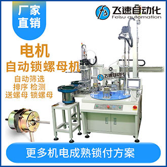 風(fēng)扇電機全自動鎖螺母機自動操作安全穩(wěn)定高效